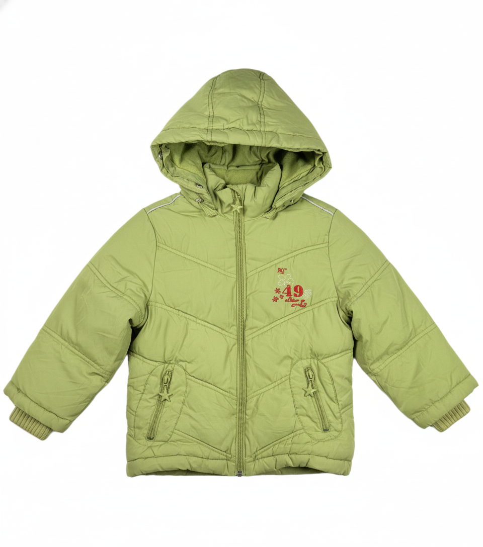 Preloved PREMIUM PLUS Girls Jackets by S.OLIVER, GREEN POLYSTER for GIRLS - OTS Thrift Shop Islamabad Pakistan