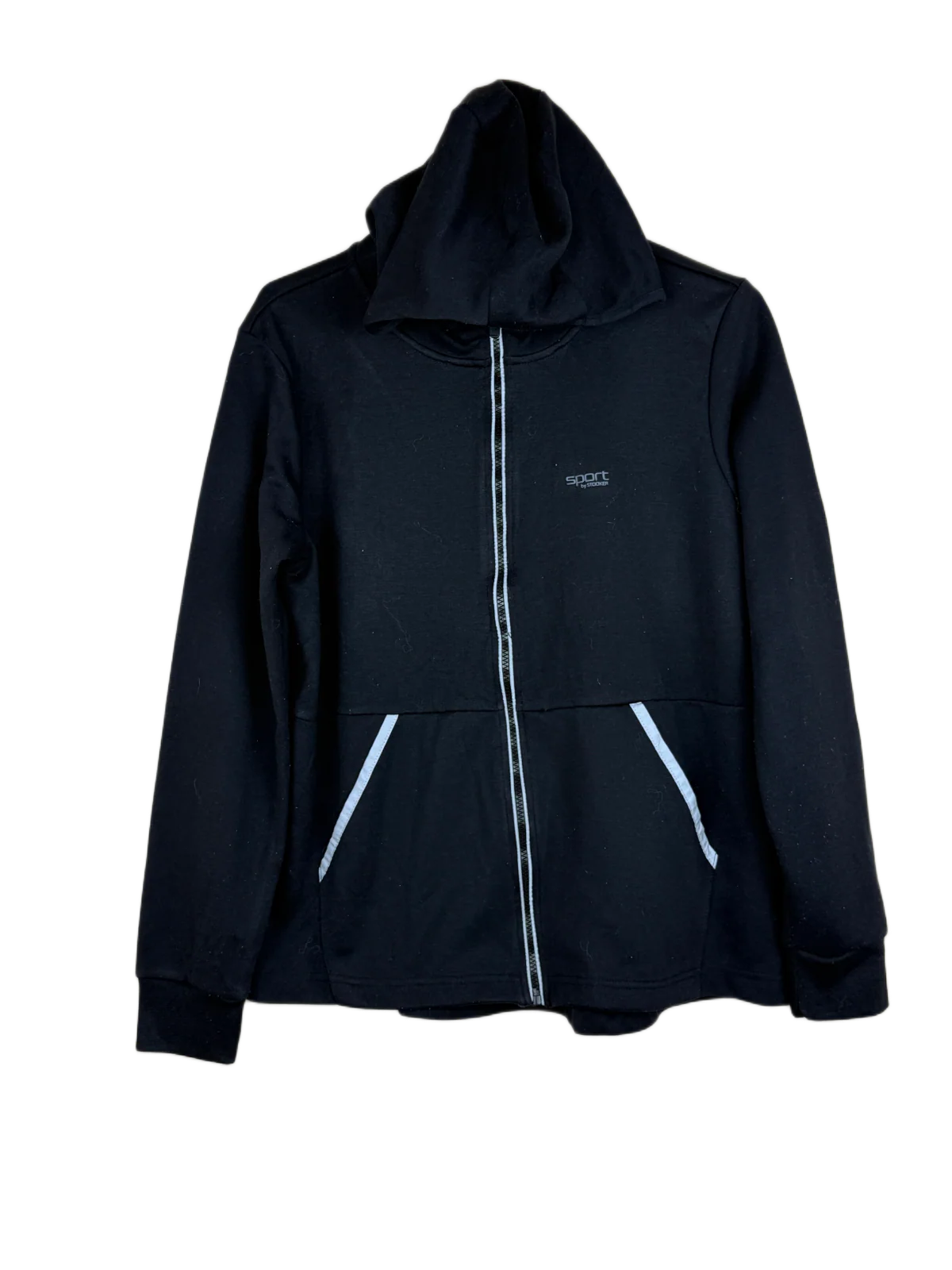 Shop Premium Winter Hoodies & Sweatshirtss by Stooker | Preloved Branded Clothes | Black Polyester | Women | OTS Thrift Store Karachi Pakistan