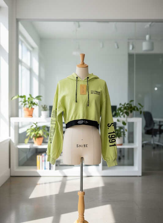 Yellow Women Hoodies & Jackets by BERSHKA (WHJ-25)