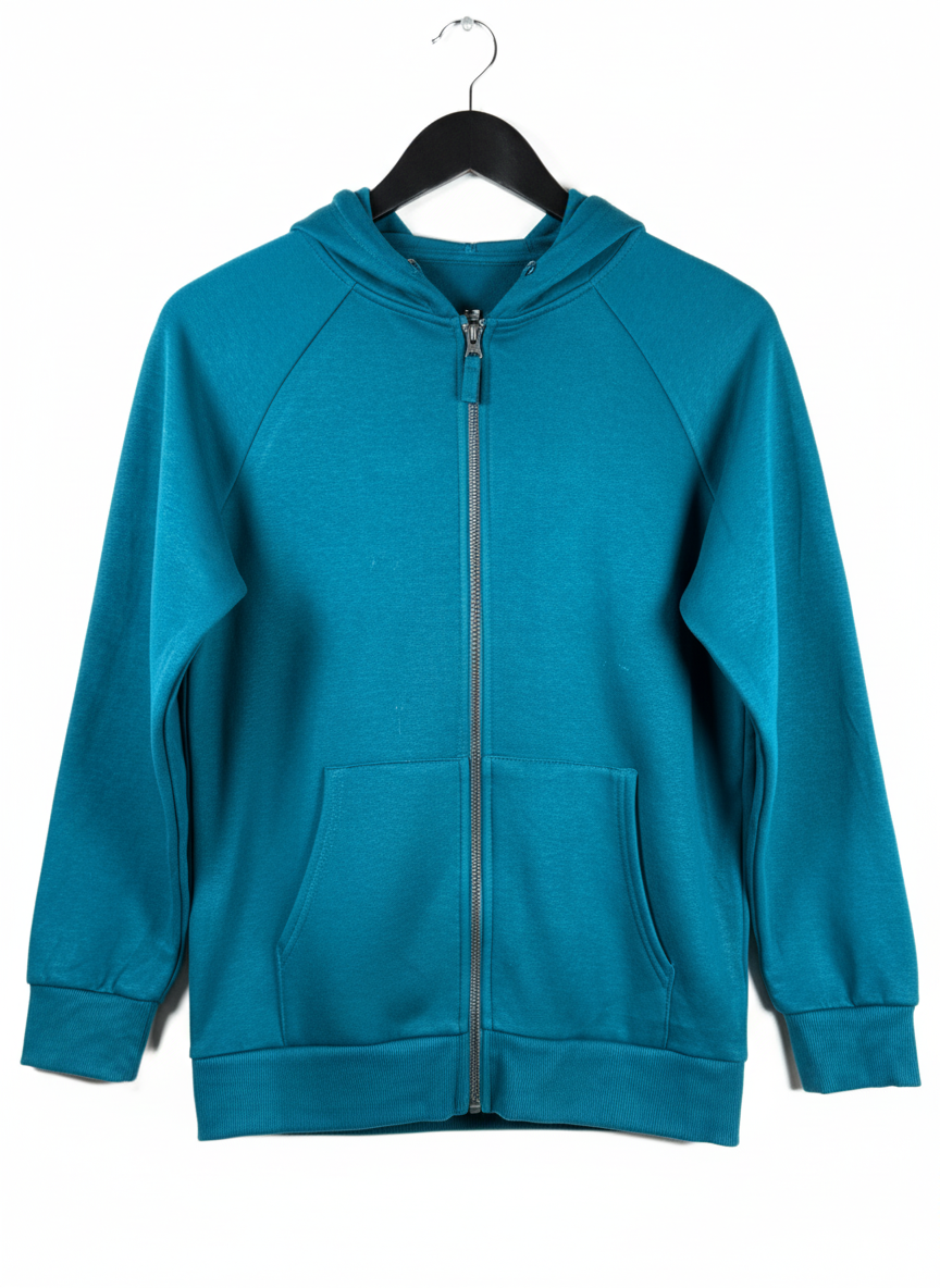 Secondhand Branded Women Hoodies & Jackets by DUNNES STORES, GREEN POLYSTER fabric, PREMIUM PLUS condition, for Women - Online Thrift Shop Islamabad Pakistan