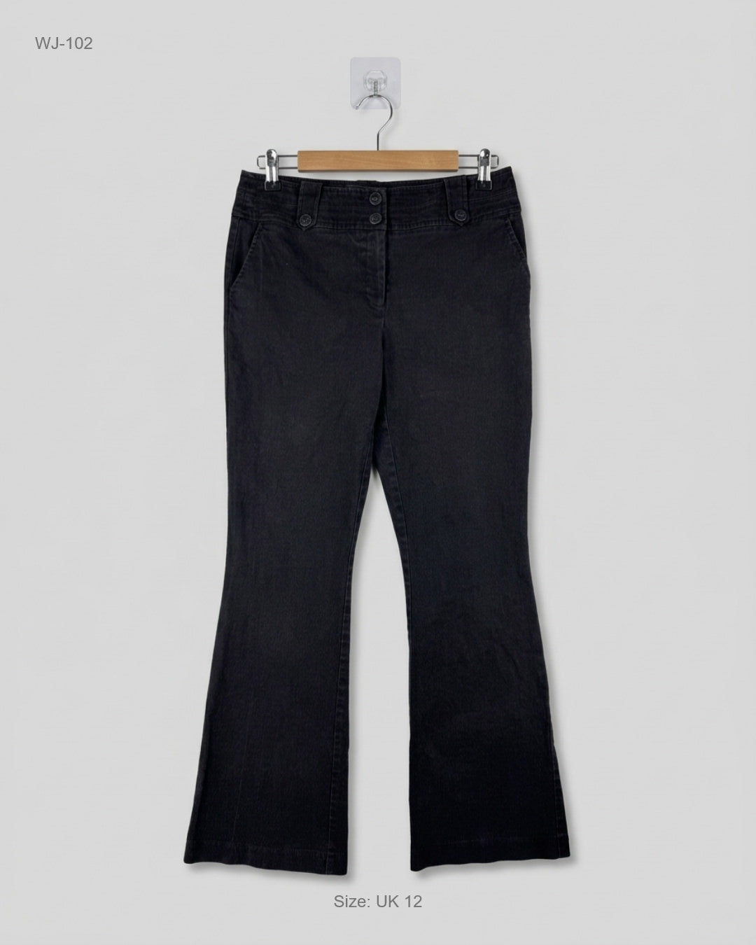 Secondhand Branded Women Jeans by M&CO, Grey Cotton fabric, Premium condition, for - Online Thrift Shop Karachi Pakistan