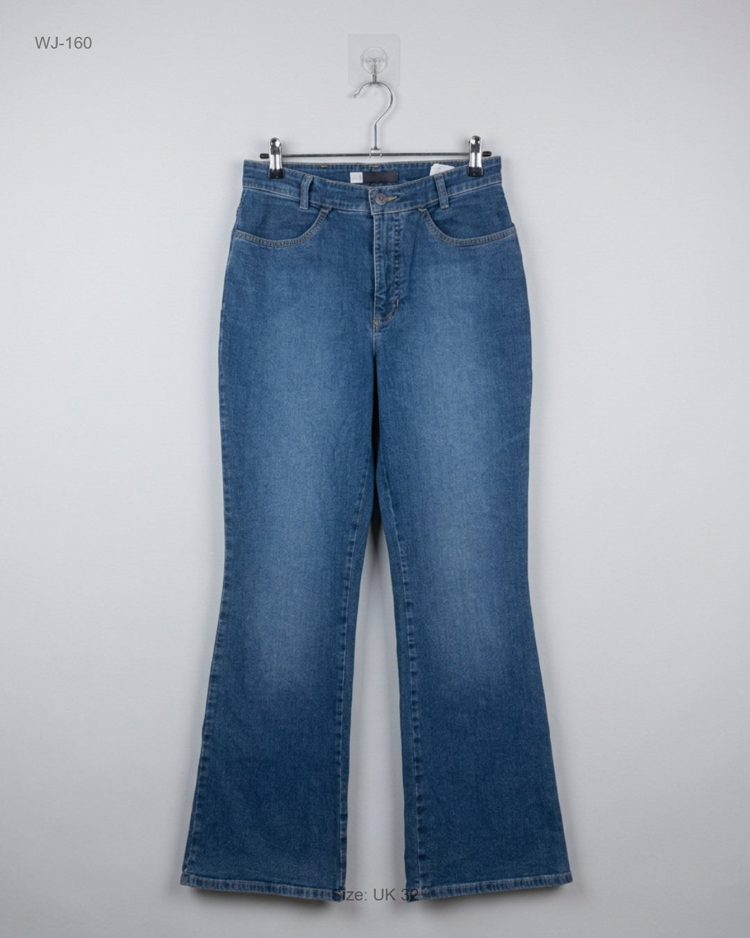 Preloved Premium Women Jeans by M.A.C, Blue Cotton for - OTS Thrift Shop Islamabad Pakistan