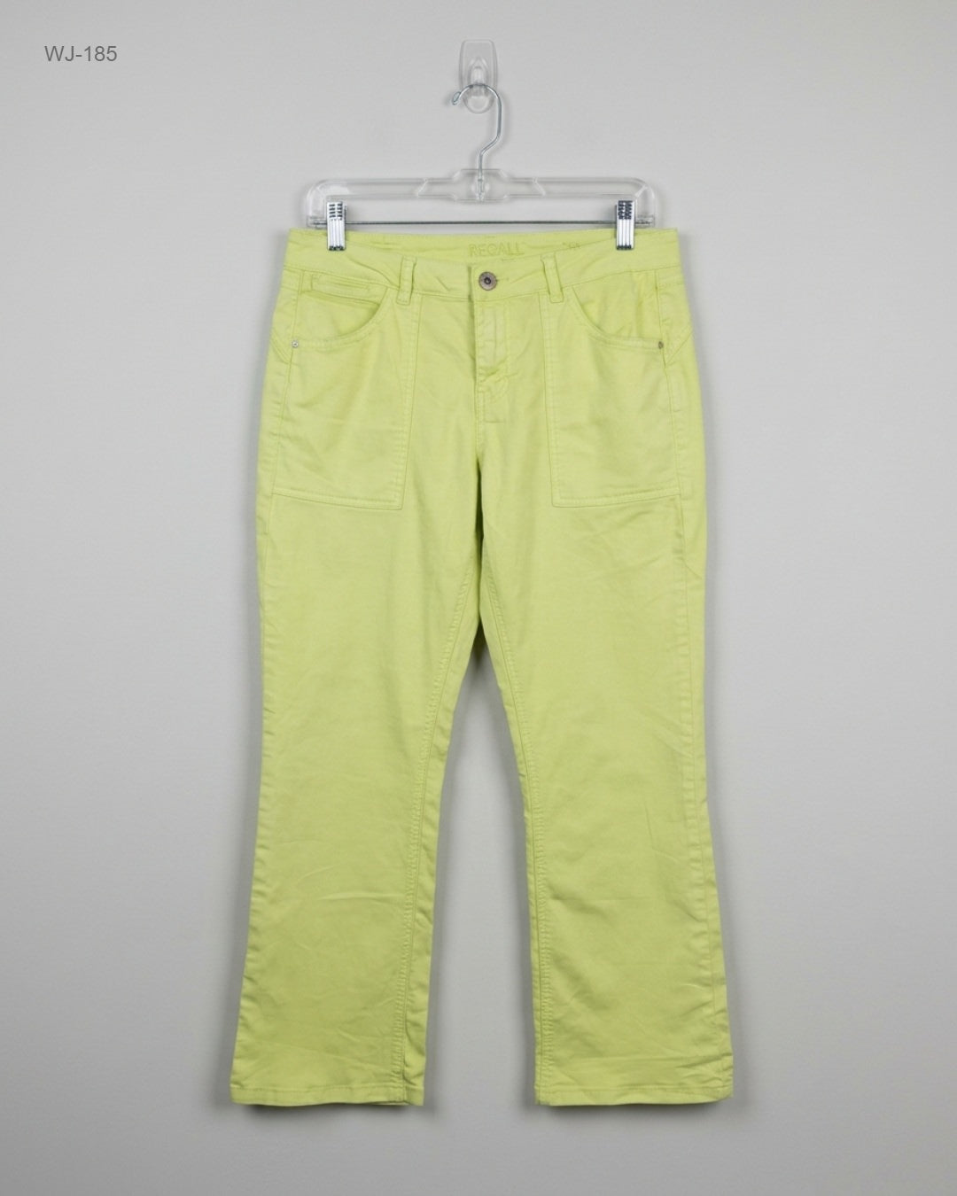 Secondhand Branded Women Jeans by Cream, Yellow Green Contton fabric, Premium condition, for - Online Thrift Shop Peshawar Pakistan