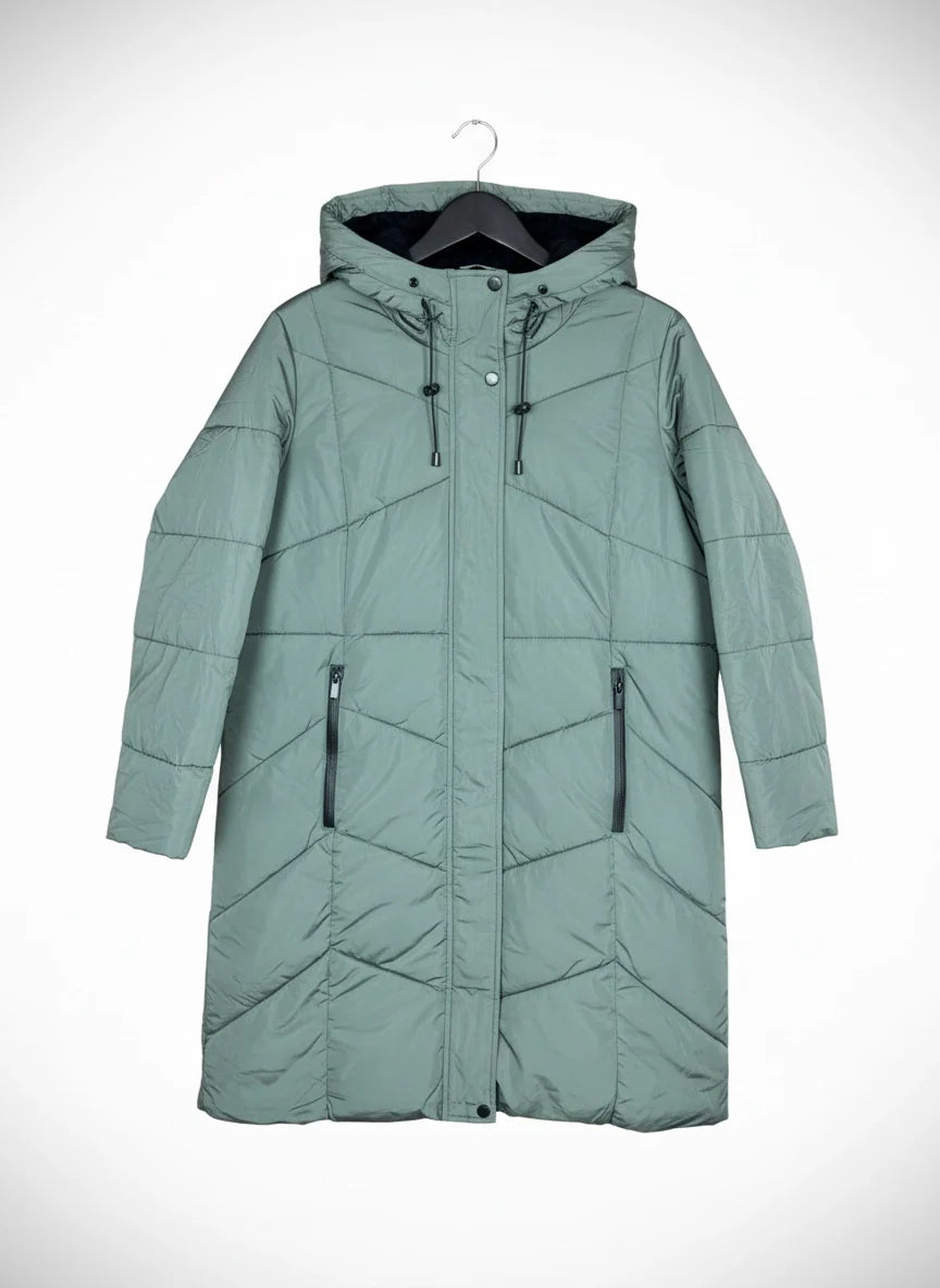 Preloved Premium Plus Bomber & Puffer Jackets by Primark, Olive Polyester for Women - OTS Thrift Shop Islamabad Pakistan