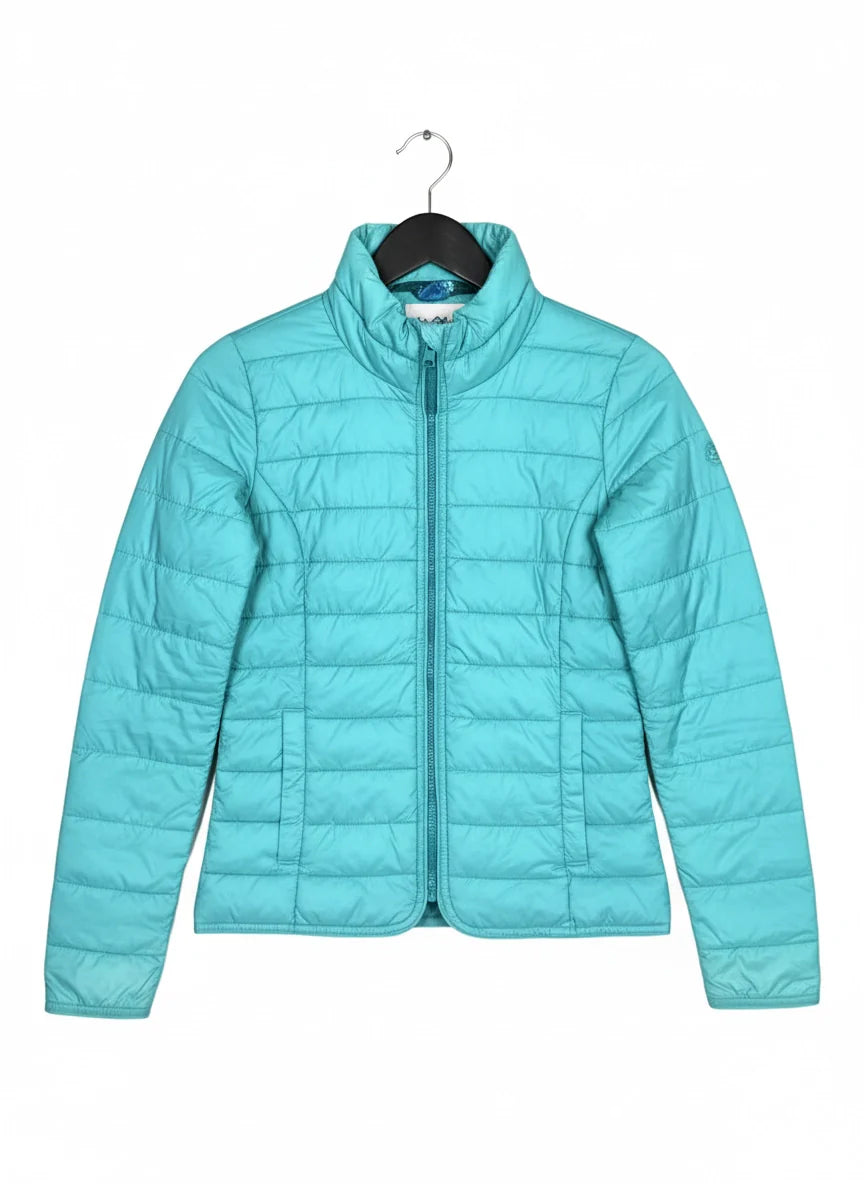 Premium Condition Bomber & Puffer Jackets | Preloved Only | Cyan Naylon | Thrift Shop for Women Lahore Pakistan | OTS