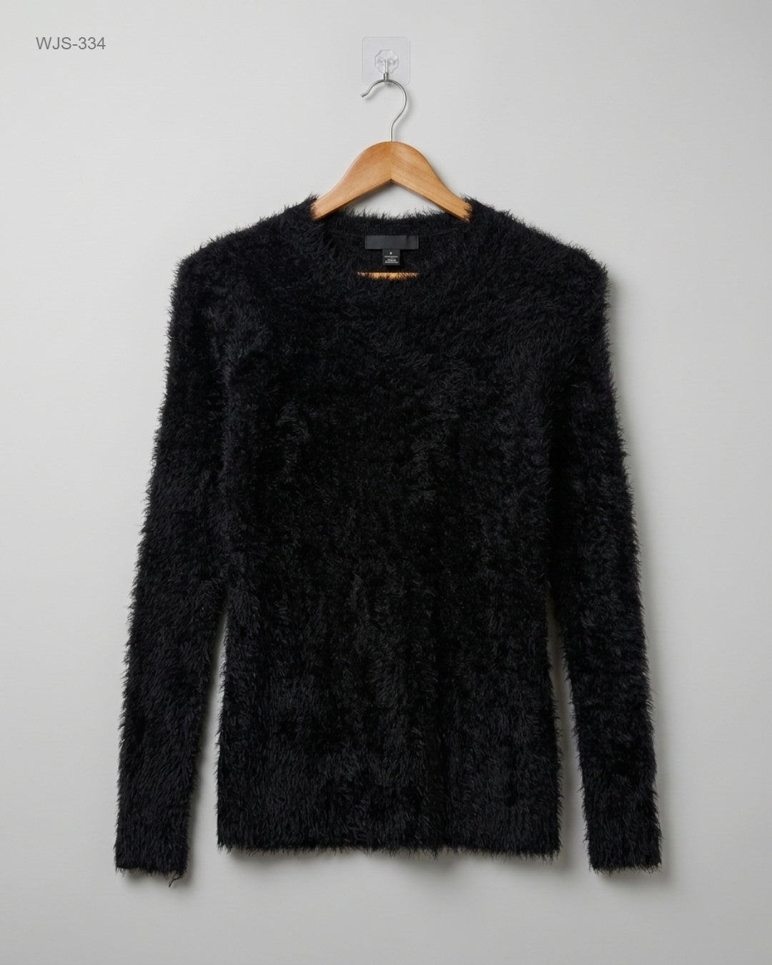 CUT LABEL Black Eyelash Knit Sweater buy preloved clothing online Pakistan