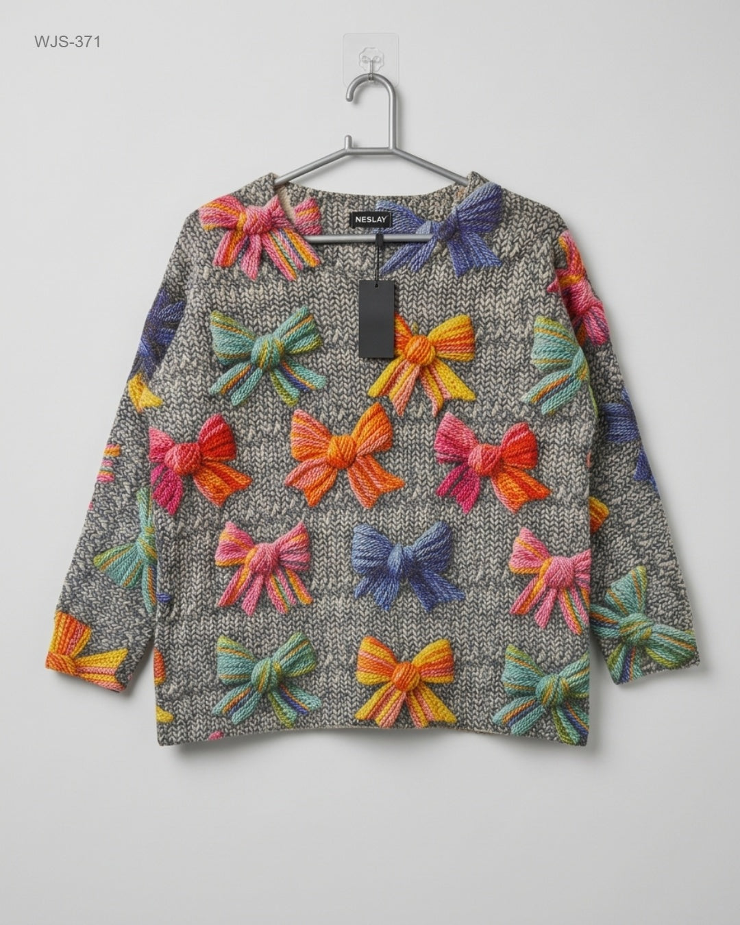 NESLAY Multi Oversized Knit Sweater buy preloved clothing online Pakistan