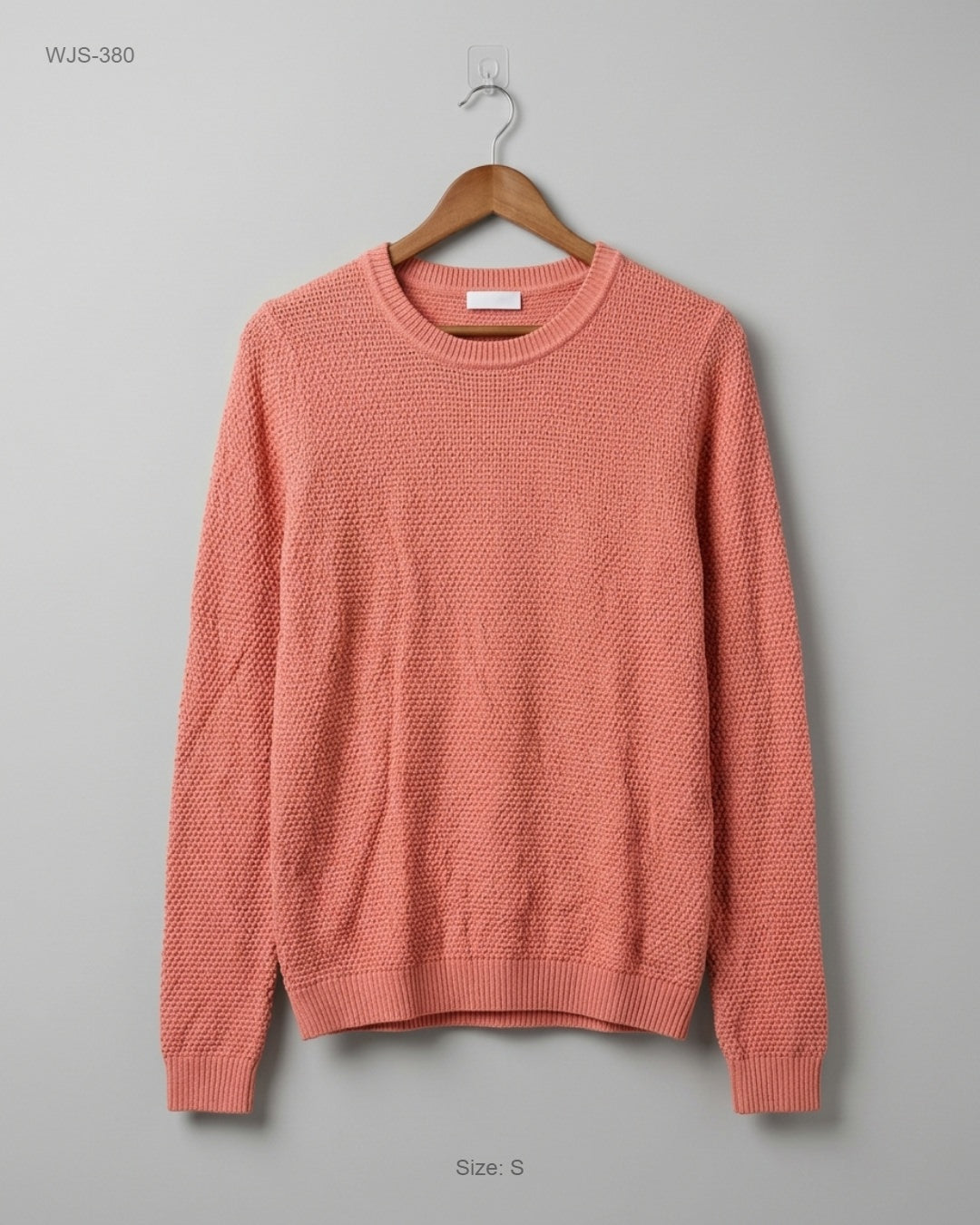VILA Pink Textured Knit Sweater buy preloved clothing online Pakistan