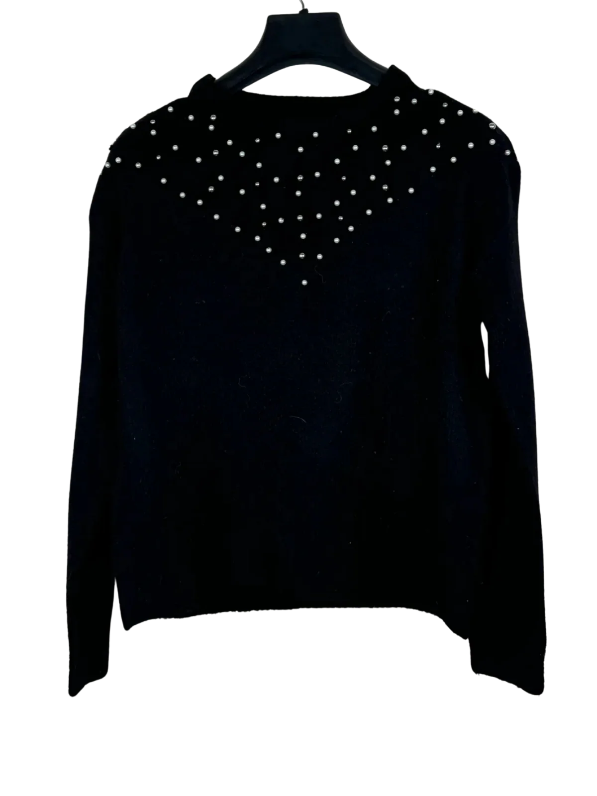 Preloved Premium Plus Winter Knitted Tops by Primark, Black Acrylic for Women - OTS Thrift Shop Islamabad Pakistan