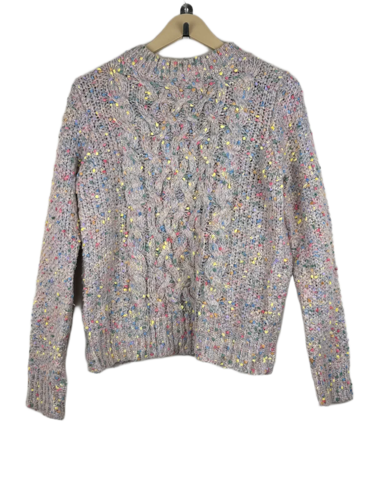 Winter Knitted Tops | Papaya | Preloved Branded | Multi Acrylic | Excellent | OTS Thrift Store Lahore Pakistan