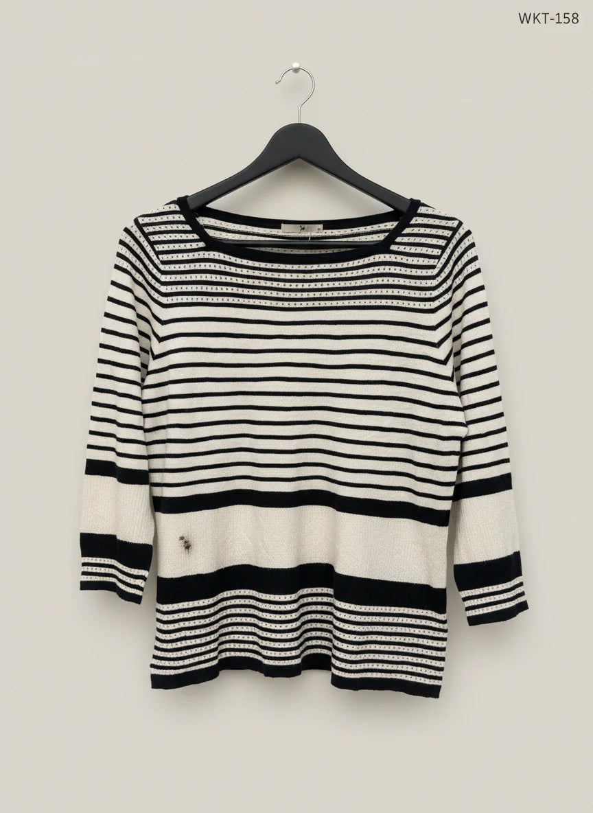 Secondhand Branded Winter Knitted Tops by tu, Multi viscose fabric, Excellent condition, for Women - Online Thrift Shop Karachi Pakistan