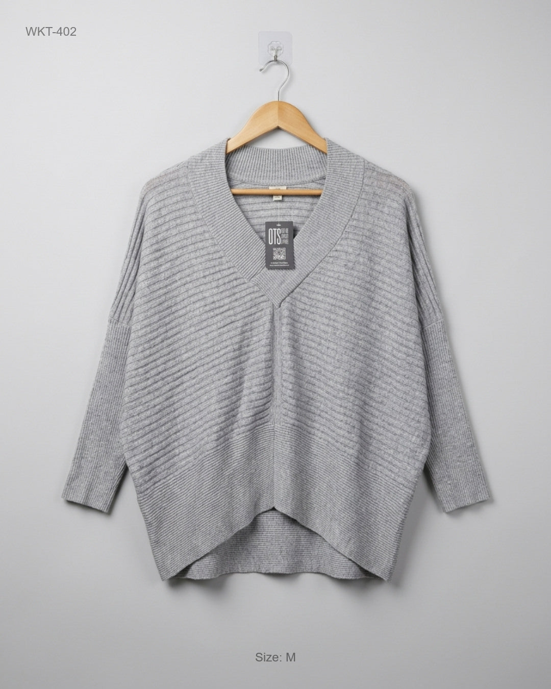 Secondhand Branded Winter Knitted Tops by River Island, Gray Polyester fabric, Premium condition, for - Online Thrift Shop Karachi Pakistan