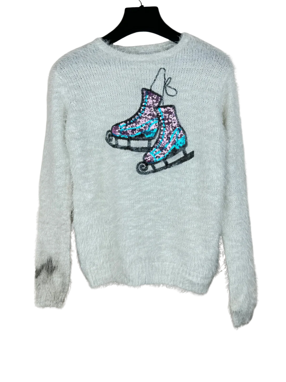 Winter Knitted Tops | F&F | Preloved Branded | White Nylon | Good | OTS Thrift Store Lahore Pakistan