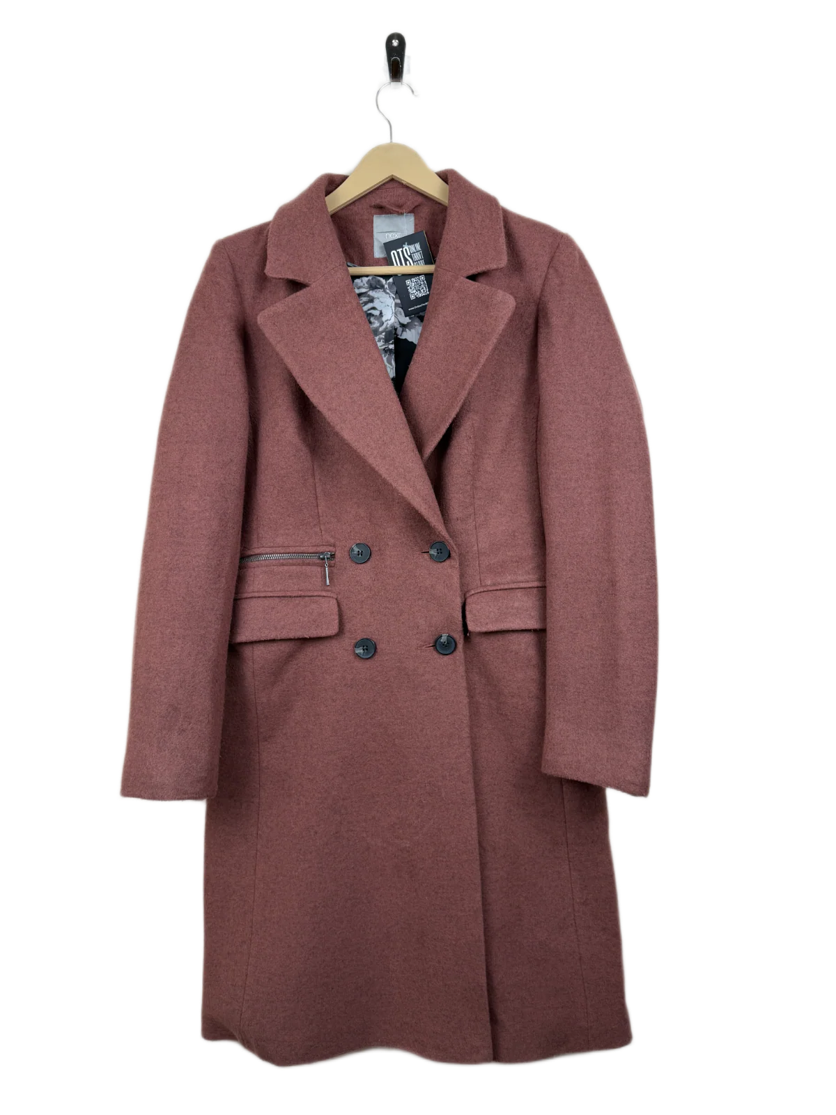 Winter Long Cardigans | Next | Preloved Branded | Teapink Polyester + Acrylic | Premium | OTS Thrift Store Lahore Pakistan