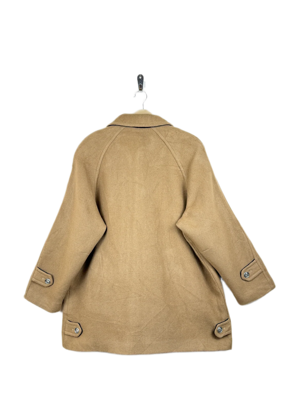 Buy Premium Winter Long Cardigans in Camel Wool by Peter James for Women | OTS Thrift Store Pakistan