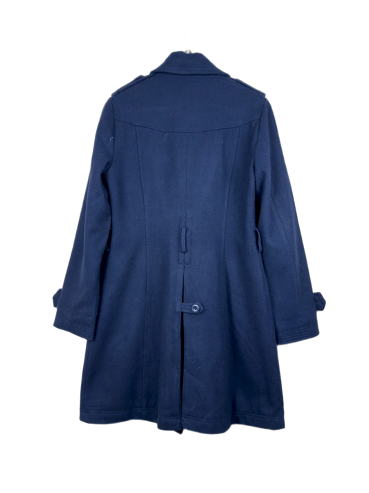 Preloved Winter Long Cardigans by Pepe Jeans in Blue Wool + Polyester for Women - Premium Condition | OTS Pakistan (WLC-9)