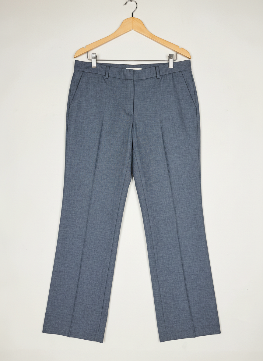 Shop Premium Womens Pants & Trousers by RACHEL | Preloved Branded Clothes | Grey Polyester | Women | OTS Thrift Store Islamabad Pakistan