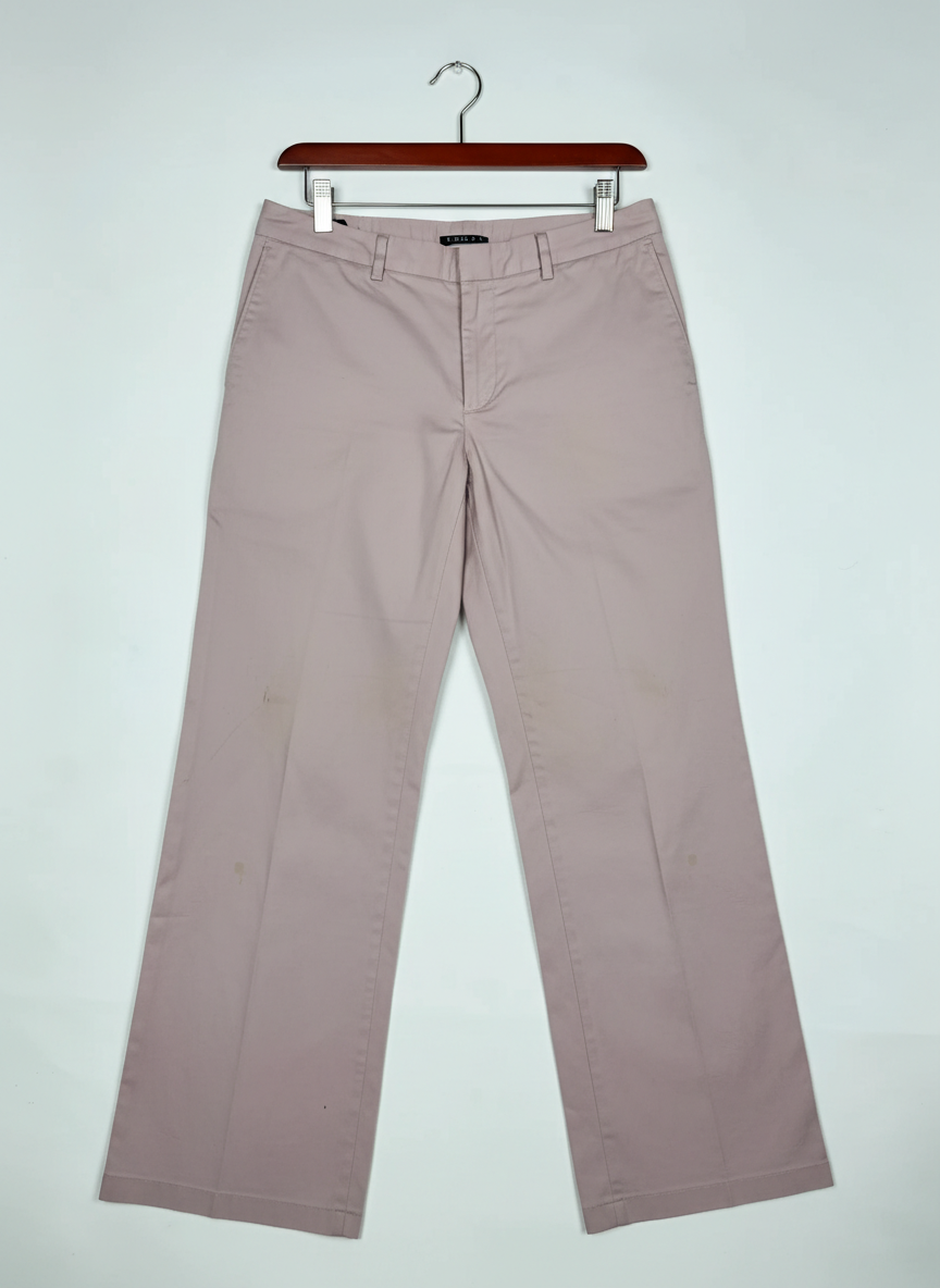 Excellent Condition Womens Pants & Trousers | Preloved Sisley | LightPink Polyester | Thrift Shop for Women Peshawar Pakistan | OTS
