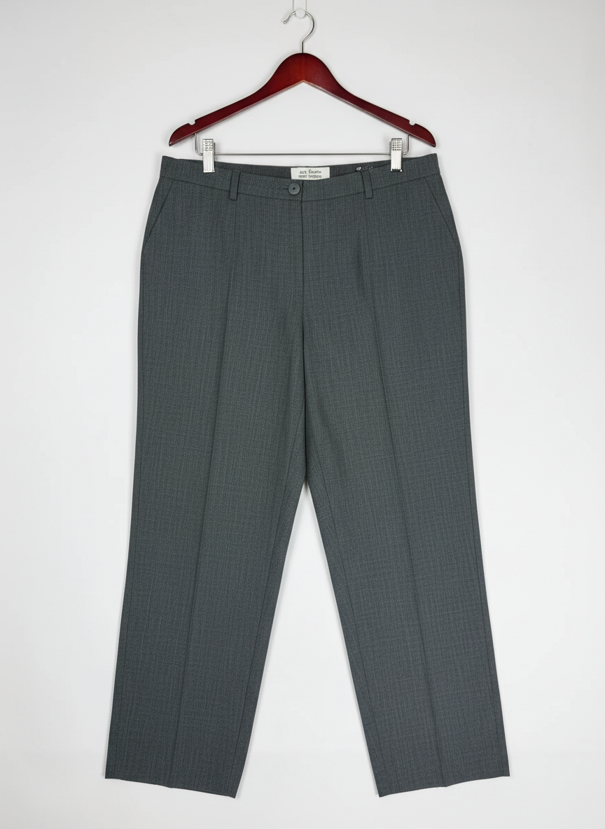 Preloved Premium Womens Pants & Trousers by Belle Surprise, Grey Polyester for Women - OTS Thrift Shop Peshawar Pakistan