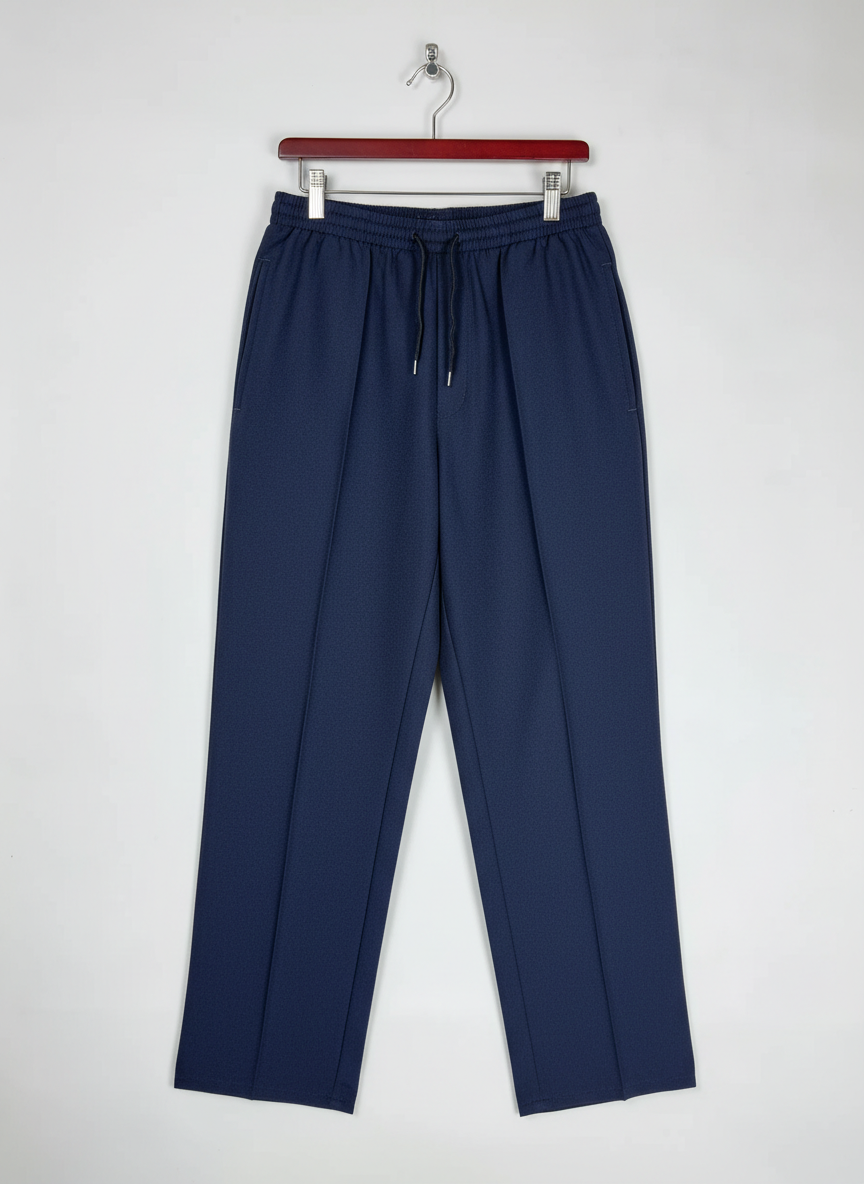 Premium Condition Womens Pants & Trousers | Preloved Alica | Navy Blue Polyester | Thrift Shop for Women Islamabad Pakistan | OTS