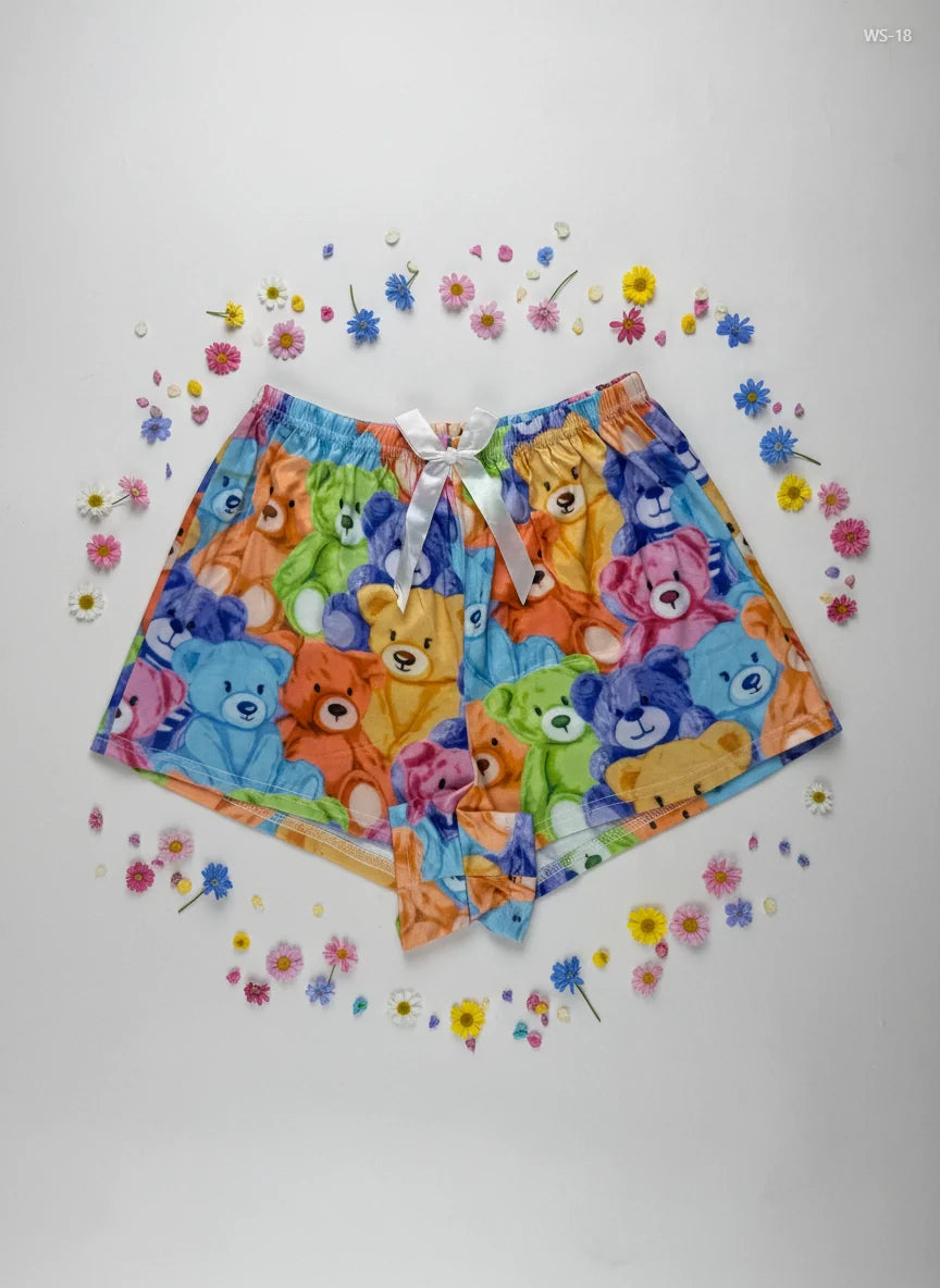 UK Imported secondhand Womens Shorts - Cut Lable brand, Multi Polyester, Premium condition, for Women - Online Thrift Store Karachi Pakistan