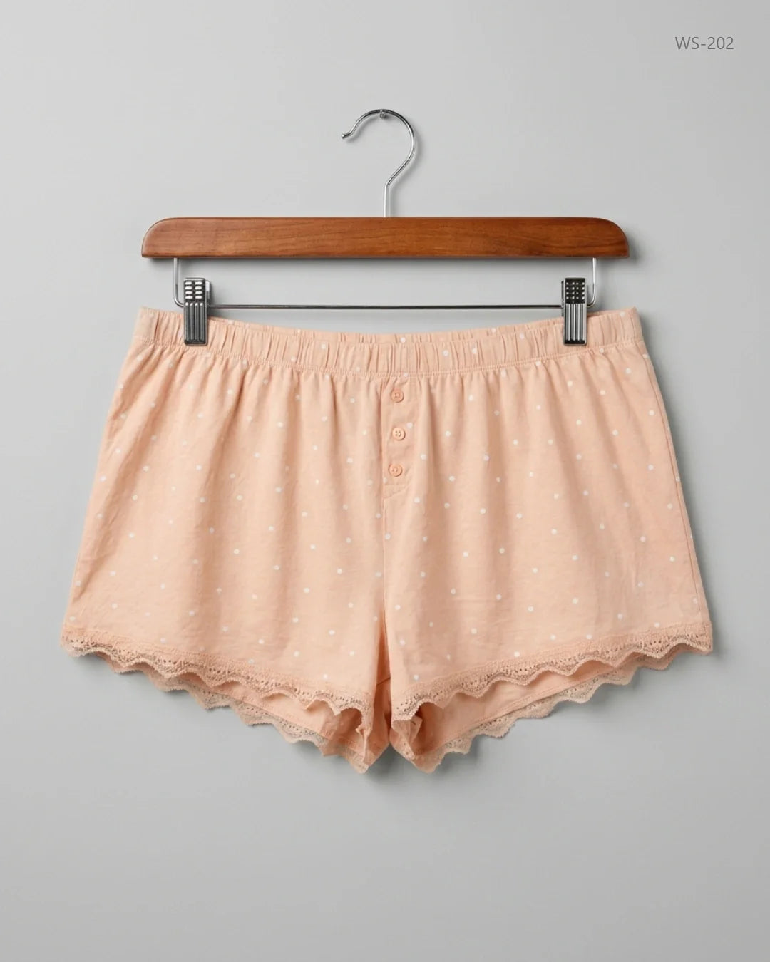 Preloved Premium Womens Shorts by Primark, LIGHT ORANGE Cotton for Women - OTS Thrift Shop Islamabad Pakistan