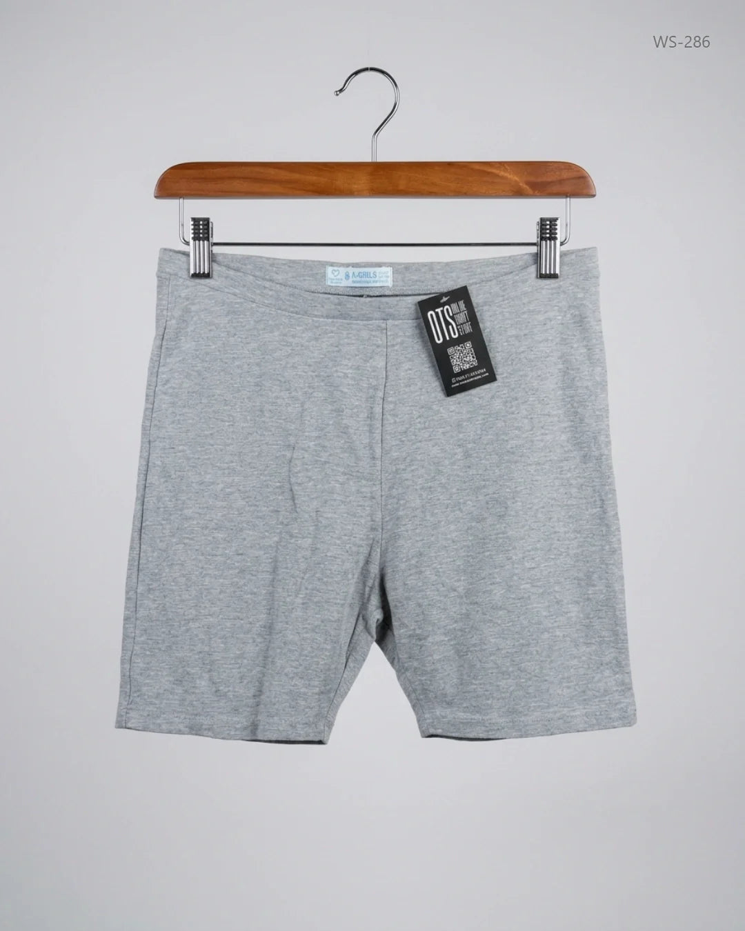 Preloved Premium Womens Shorts by Primark, Grey Cotton for Women - OTS Thrift Shop Islamabad Pakistan