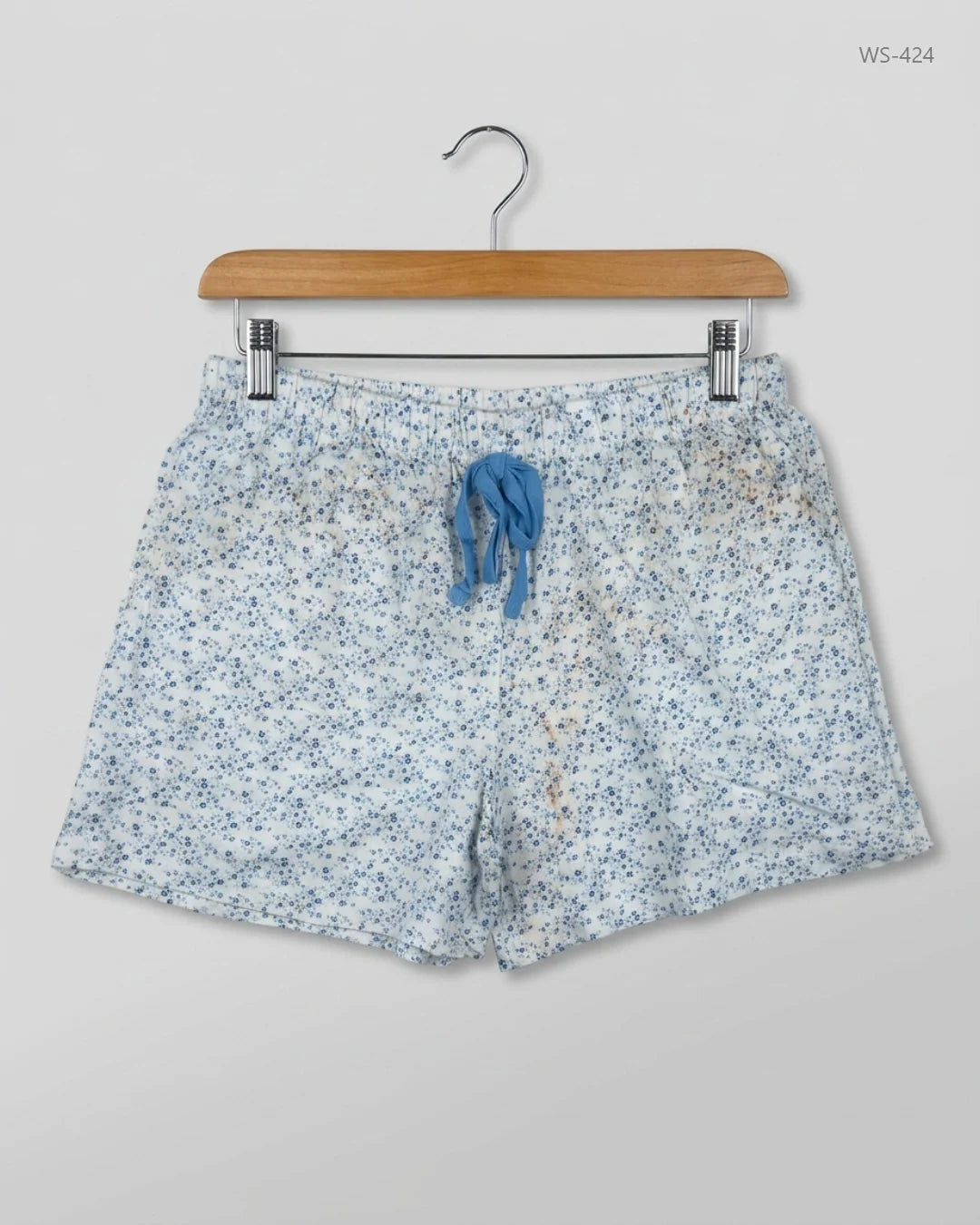 Womens Shorts | DUNNES | Preloved Branded | Blue Cotton | Excellent | OTS Thrift Store Lahore Pakistan