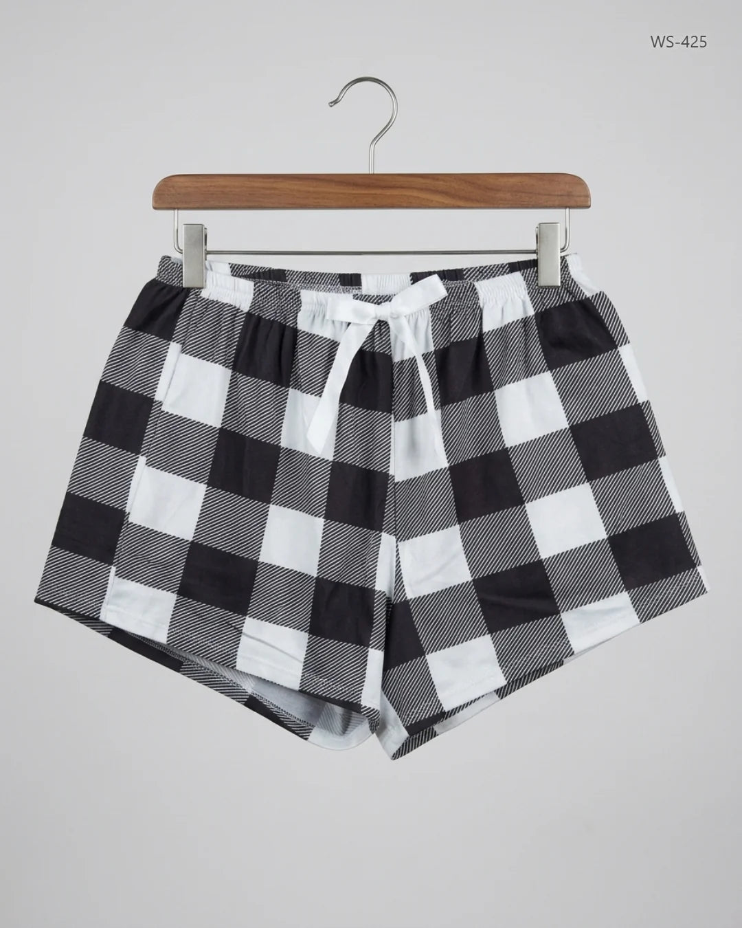 Premium Condition Womens Shorts | Preloved CUT LABEL | Black & White Polyester | Thrift Shop for Women Karachi Pakistan | OTS
