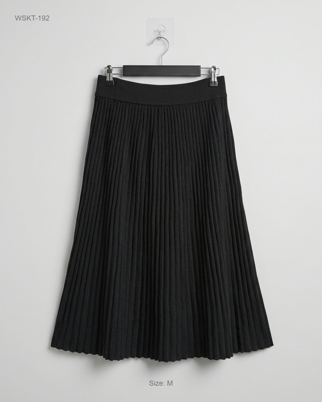 FOREVER 21 Black Pleated Midi Skirt buy preloved clothing online Pakistan