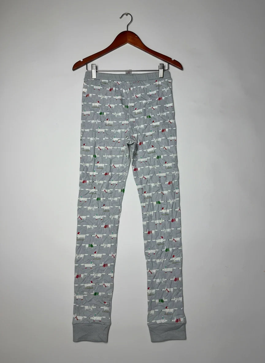Secondhand Branded Womens Summer Trousers by NEXT, GRAY MULTI Cotton fabric, Excellent condition, for Womens - Online Thrift Shop Islamabad Pakistan
