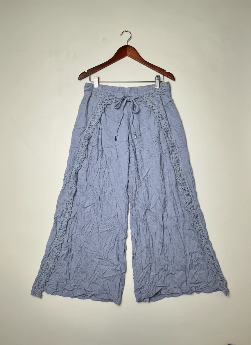UK Imported secondhand Womens Summer Trousers - PRIMARK ATMOSPHARE brand, Lavender Polyester, Premium condition, for Womens - Online Thrift Store Karachi Pakistan