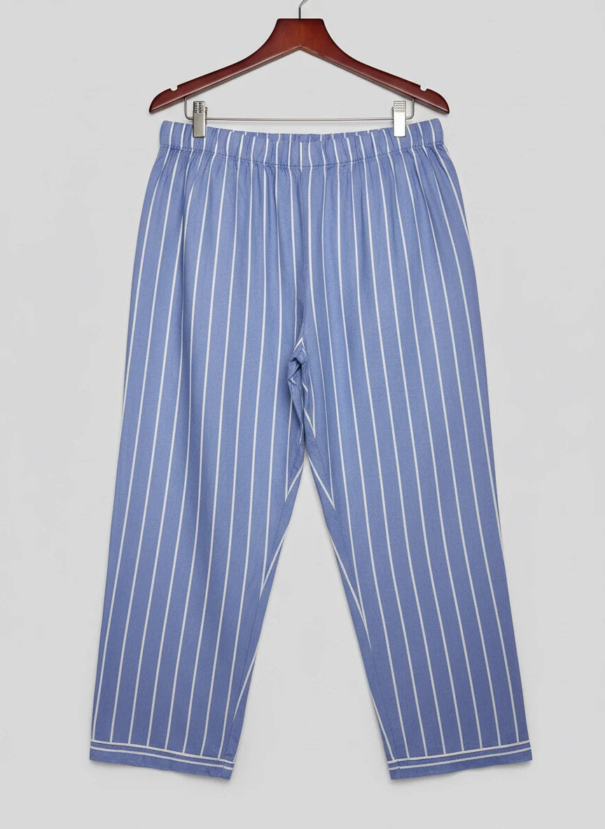 Preloved Premium Womens Summer Trousers by Primark, SkyBlue Polyester for Womens - OTS Thrift Shop Karachi Pakistan