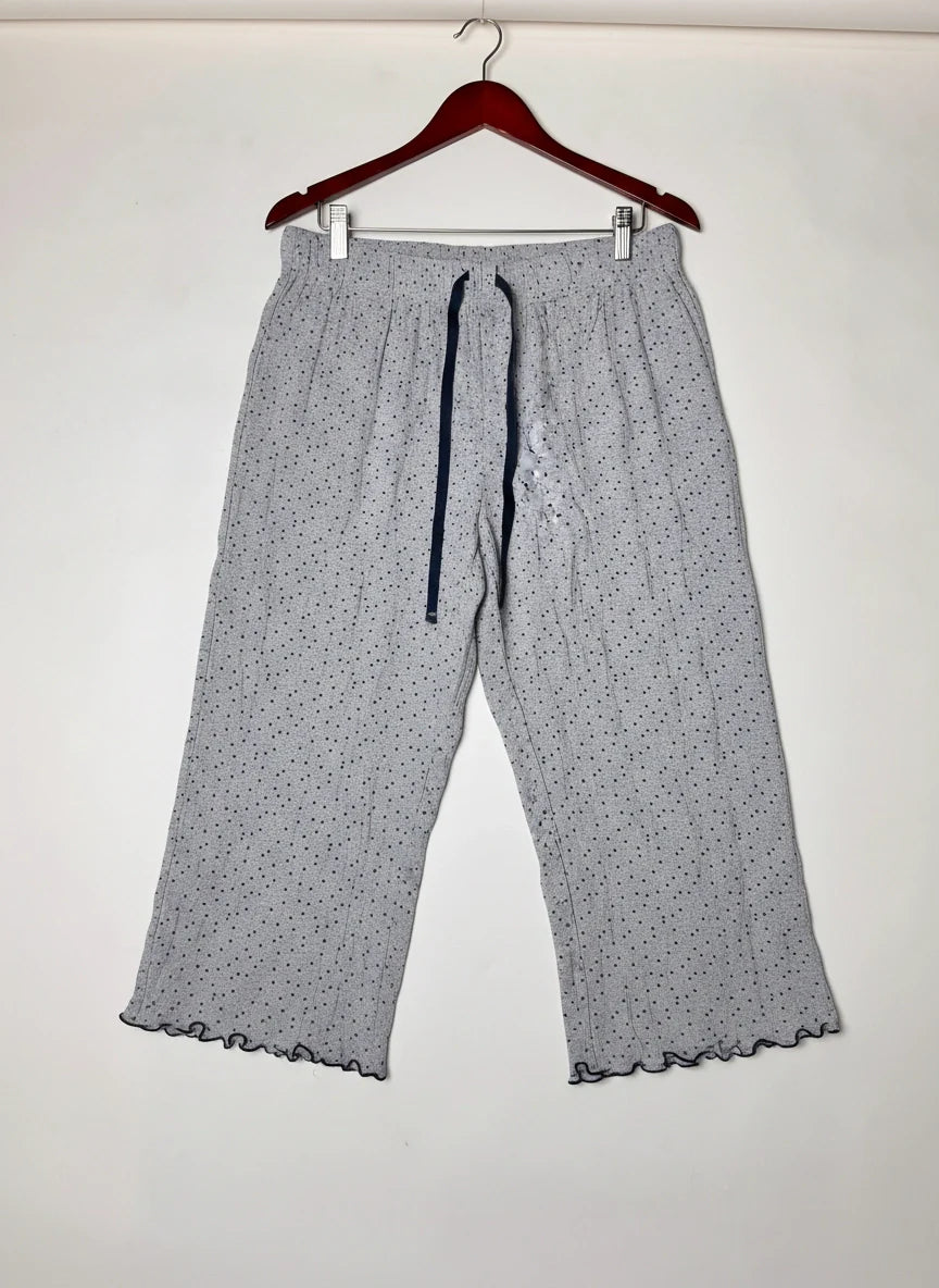 Secondhand Branded Womens Summer Trousers by Cut Label, Gray Polyester fabric, Premium condition, for Womens - Online Thrift Shop Karachi Pakistan