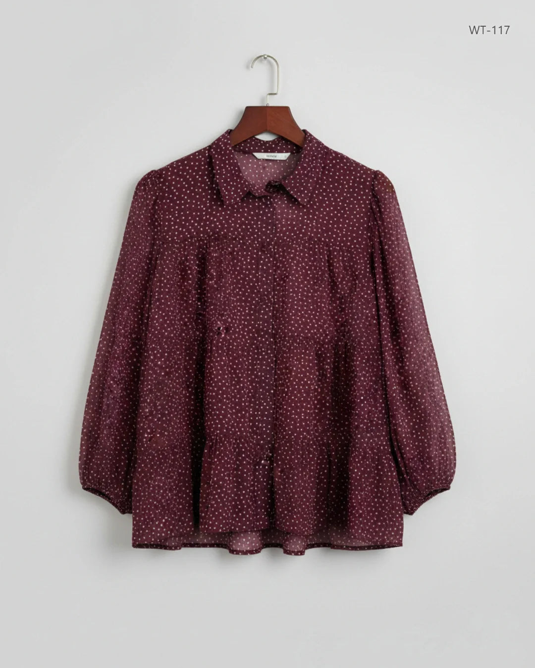 UK Imported secondhand Womens Summer Tops - George brand, Maroon Polyester, Premium condition, for Women - Online Thrift Store Karachi Pakistan