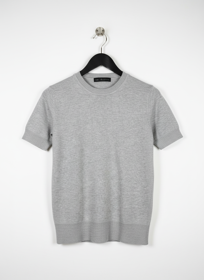 Winter Knitted Tops | M&S | Preloved Branded | GREY POLYSTER | PREMIUM | OTS Thrift Store Peshawar Pakistan