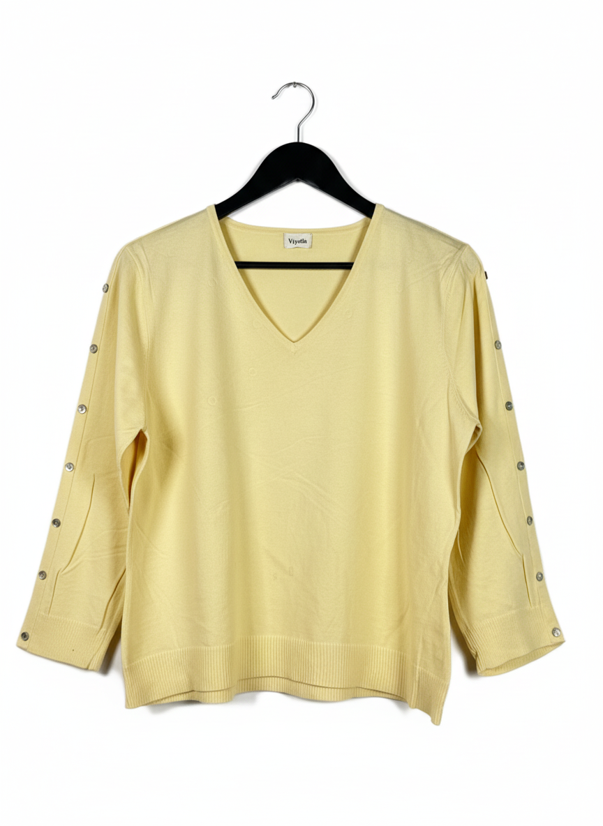 PREMIUM PLUS Condition Winter Knitted Tops | Preloved VIYELLA | YELLOW NYLON | Thrift Shop for Women Lahore Pakistan | OTS