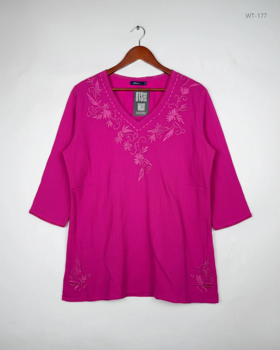Womens Summer Tops | DASH | Preloved Branded | Pink Cotton | Premium | OTS Thrift Store Islamabad Pakistan