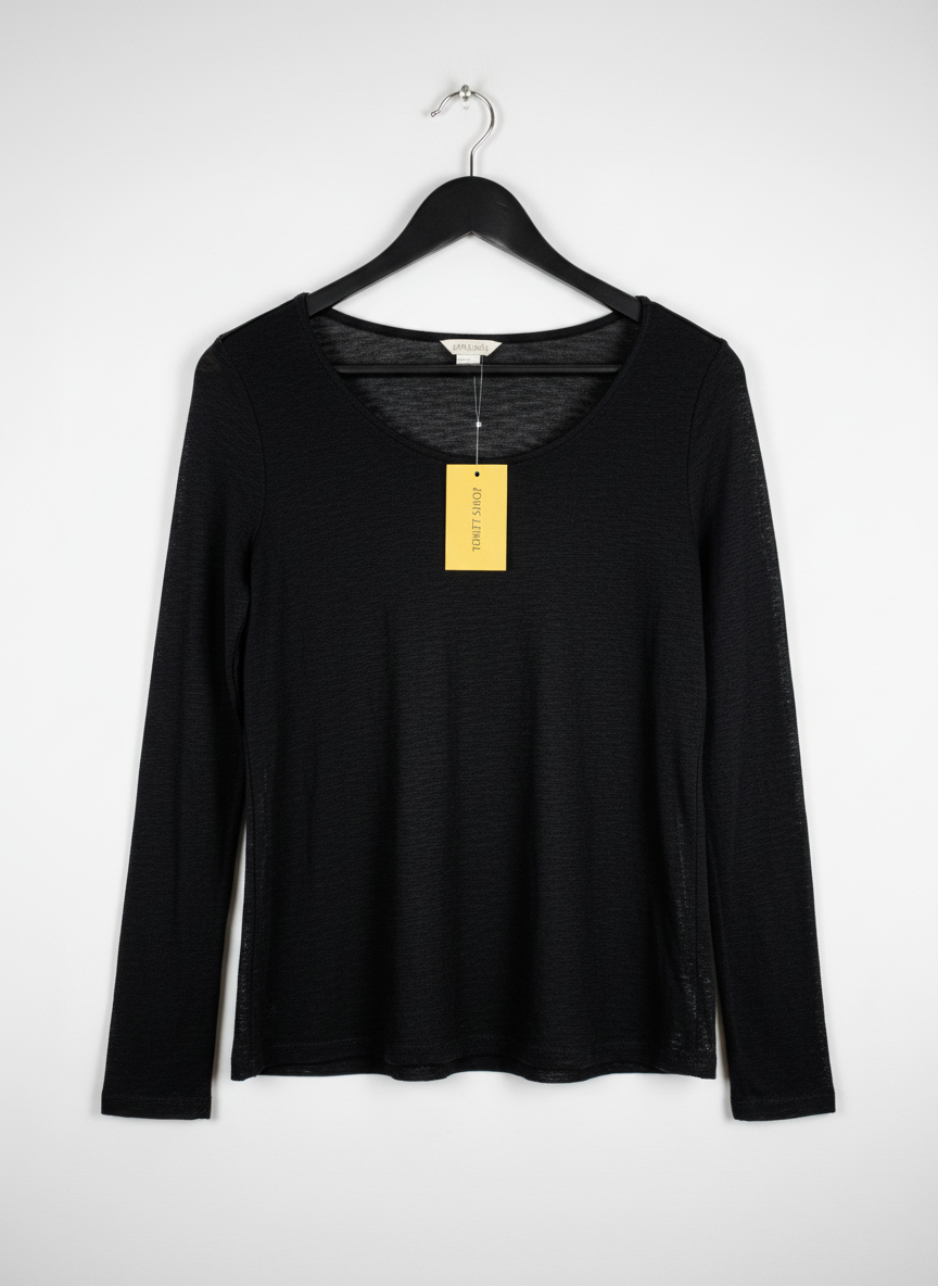 Shop PREMIUM Winter Knitted Tops by MONSOON | Preloved Branded Clothes | BLACK LINEN | Women | OTS Thrift Store Karachi Pakistan