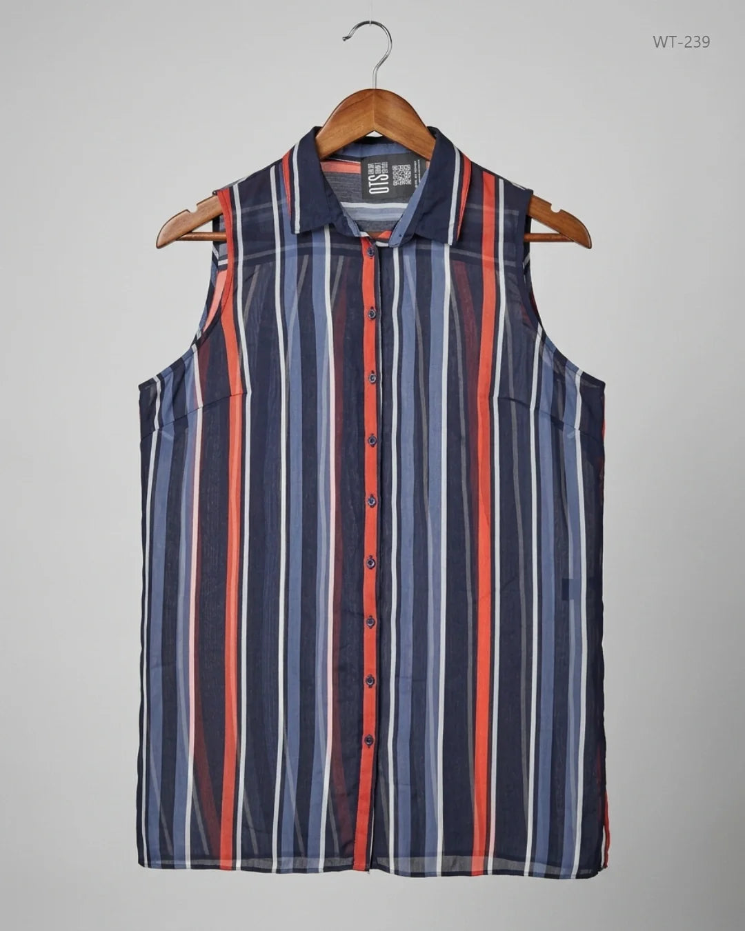 Secondhand Branded Womens Summer Tops by Papaya, Blue Polyester fabric, Premium condition, for Women - Online Thrift Shop Islamabad Pakistan