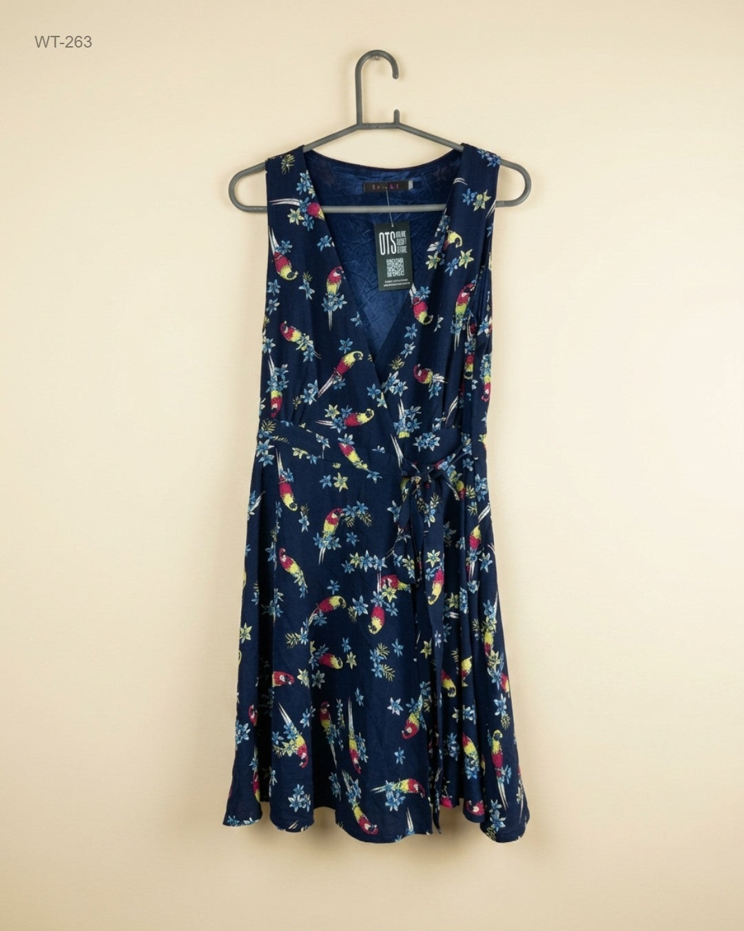 TENKI (WT-263) Sleeveless Wrap Dress