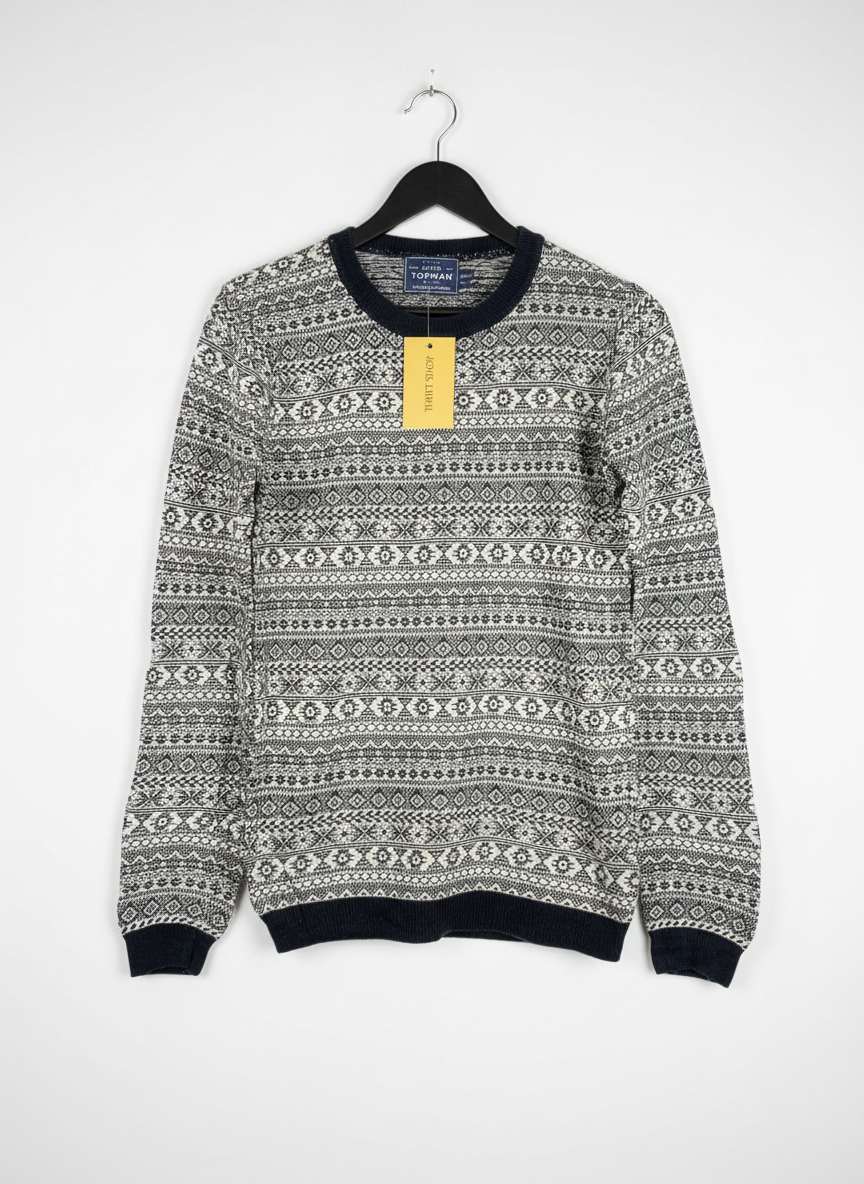 Preloved PREMIUM PLUS Winter Knitted Tops by TOPMAN, MULTI ACRYLIC for Women - OTS Thrift Shop Islamabad Pakistan