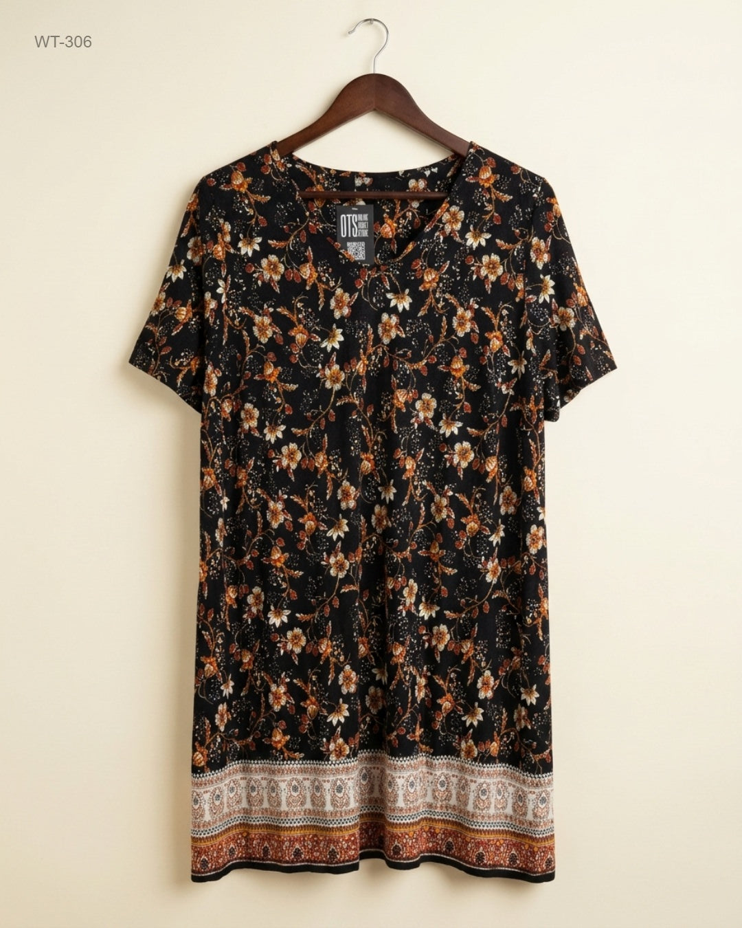 CUT LABEL (WT-306) Tunic Dress