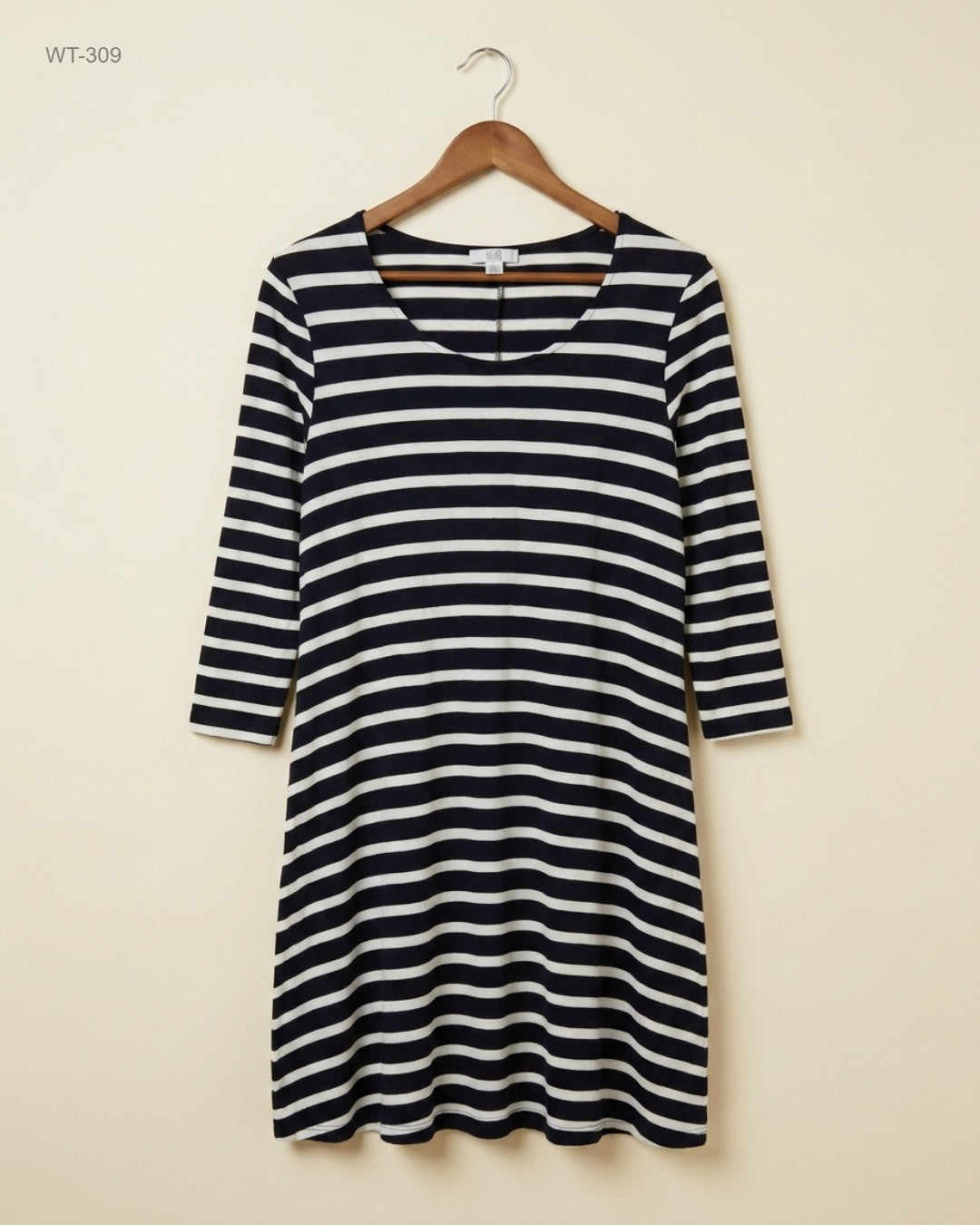 F&F (WT-309) Striped T-shirt Tunic Dress