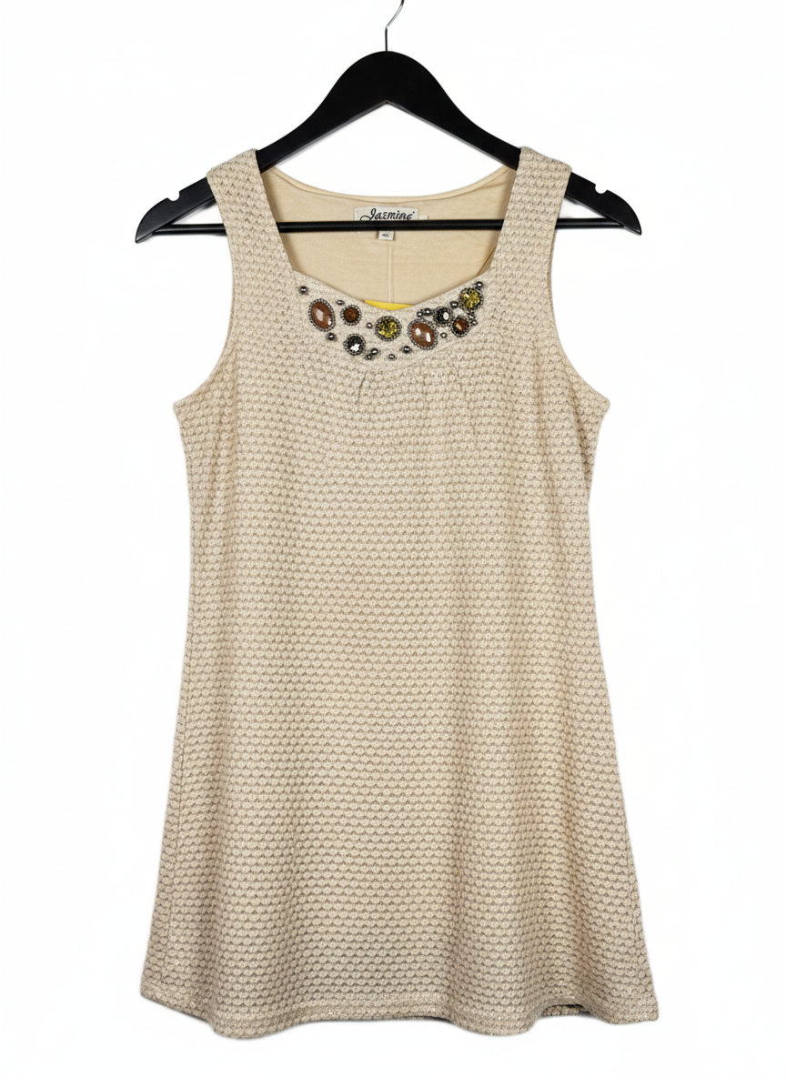 Shop GOOD Winter Knitted Tops by JASMINE | Preloved Branded Clothes | CREAM VISCOSE | Women | OTS Thrift Store Karachi Pakistan