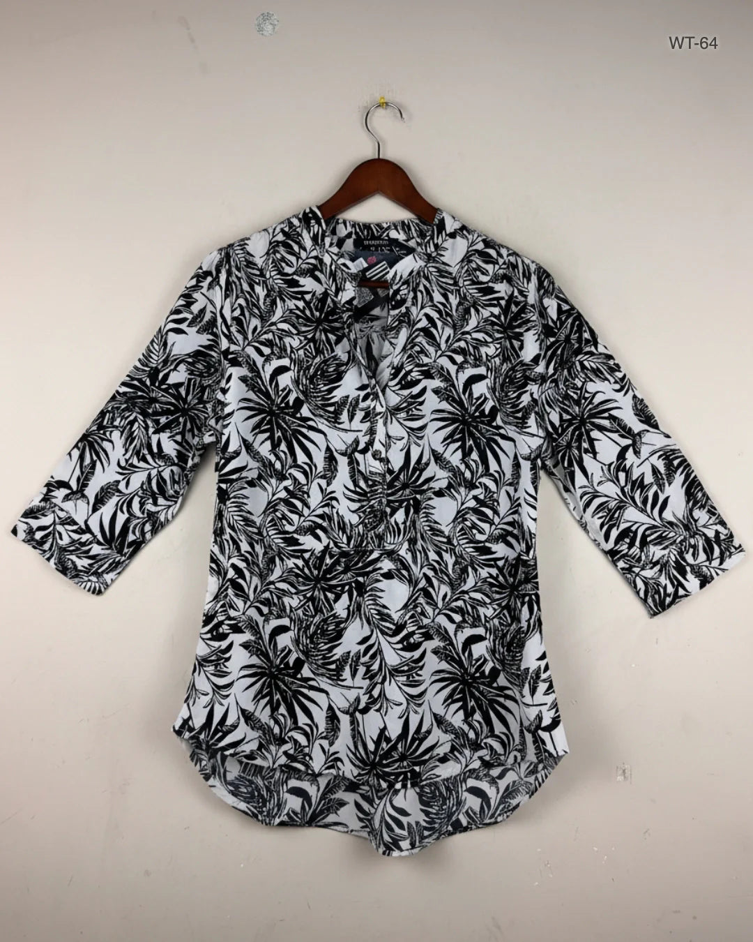 Premium Condition Womens Summer Tops | Preloved Mystify | Black & White Polyester | Thrift Shop for Women Lahore Pakistan | OTS
