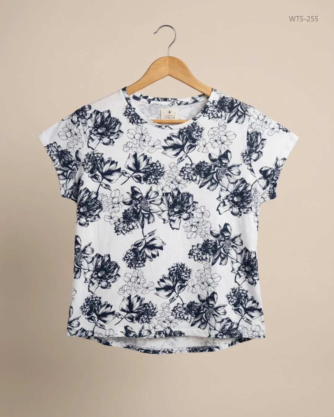 Womens Tshirts | F&F | Preloved Branded | Black & White Cotton | Premium | OTS Thrift Store Karachi Pakistan