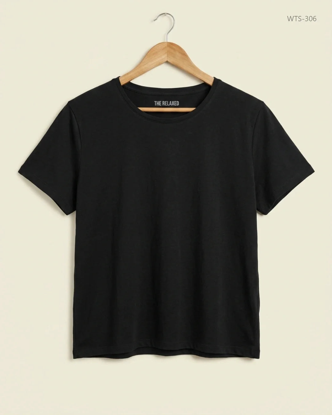 Shop Premium Womens Tshirts by The Relaxed | Preloved Branded Clothes | Black Cotton | Womens | OTS Thrift Store Karachi Pakistan