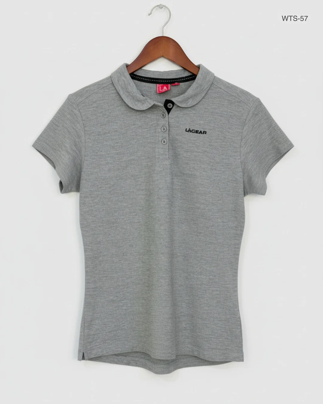 Secondhand Branded Womens Tshirts by LA, Grey Cotton fabric, Premium condition, for Women - Online Thrift Shop Karachi Pakistan