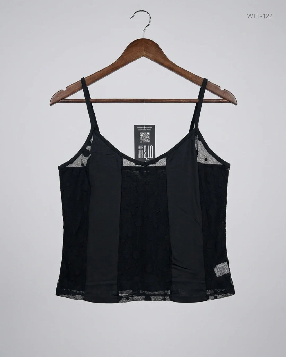 Secondhand Branded Womens Tank Top by Cut Label, Black Cotton fabric, Premium condition, for Womens - Online Thrift Shop Islamabad Pakistan